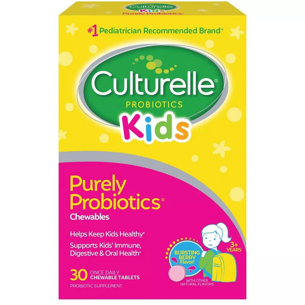 Culturelle Kids Daily Probiotic Packets for Healthy Immune and Digestive System - 30ct