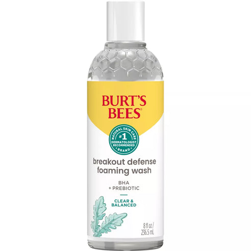 Burt’s Bees Clear and Balanced Breakout Defense Foaming Face Wash - 8 fl oz