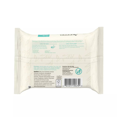 Aveeno Calm + Restore Cleansing Wipes - 25ct